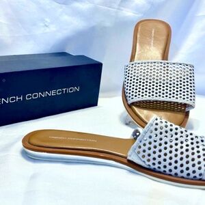 💲SALE💲 White French Connection Sandals Sz 8.5 with Box